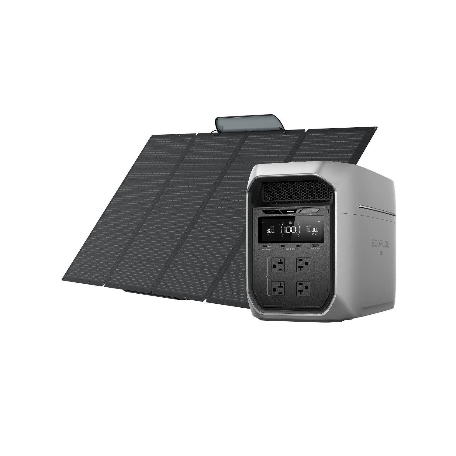 Ecoflow DELTA 3 Max Plus Portable Power Station + 400w Solar Panel