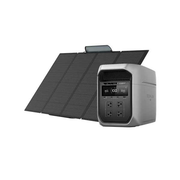 Ecoflow DELTA 3 Max Plus Portable Power Station + 400w Solar Panel