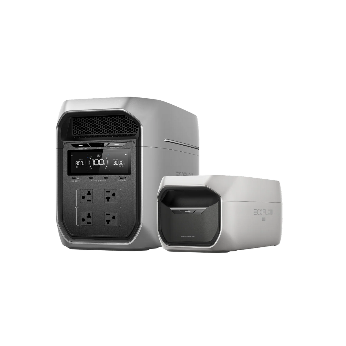 Ecoflow DELTA 3 Max Plus Portable Power Station + DELTA 3 Max Plus Ext Ecoflow DELTA 3 Max Plus Portable Power Station + DELTA 3 Max Plus Ext