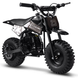 MotoTec Big Supermoto 50cc 2-Stroke Kids Dirt Bike Gas Dirt Bikes MotoTec Black