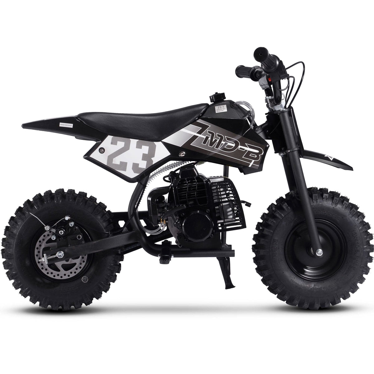 MotoTec Big Supermoto 50cc 2-Stroke Kids Dirt Bike Gas Dirt Bikes MotoTec
