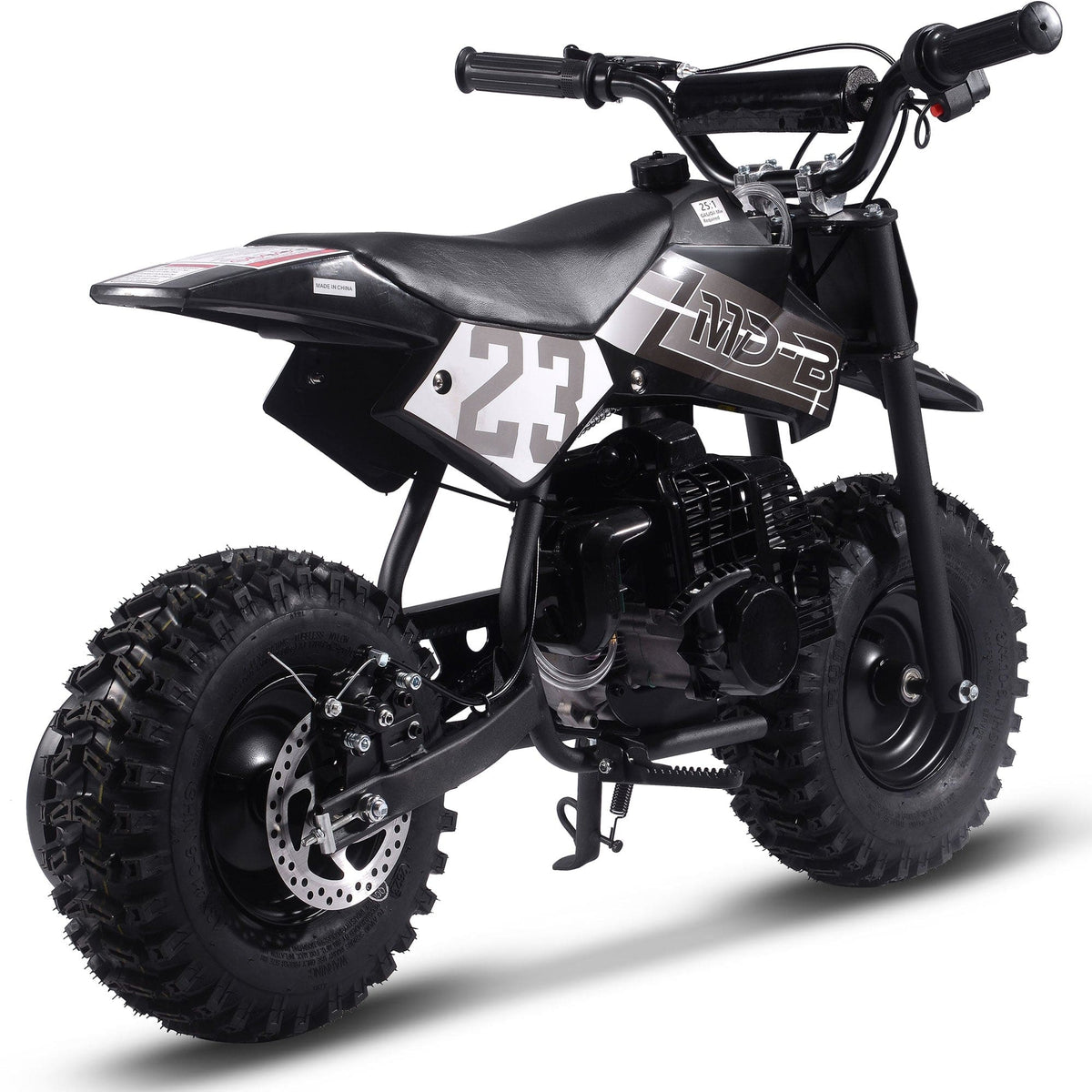 MotoTec Big Supermoto 50cc 2-Stroke Kids Dirt Bike Gas Dirt Bikes MotoTec