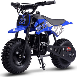 MotoTec Big Supermoto 50cc 2-Stroke Kids Dirt Bike Gas Dirt Bikes MotoTec