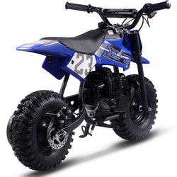 MotoTec Big Supermoto 50cc 2-Stroke Kids Dirt Bike Gas Dirt Bikes MotoTec