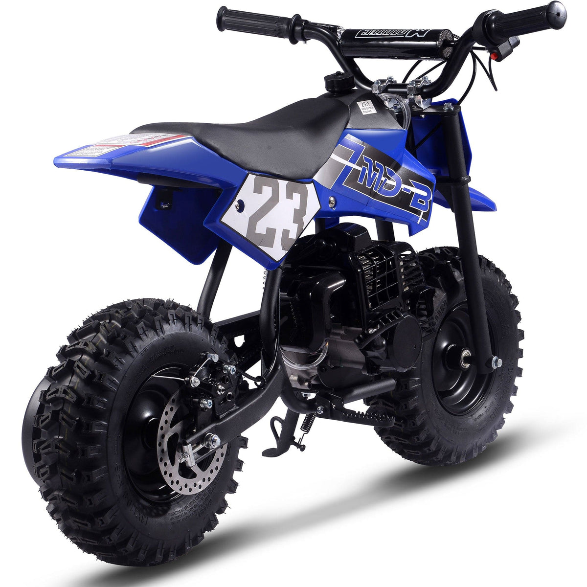 MotoTec Big Supermoto 50cc 2-Stroke Kids Dirt Bike Gas Dirt Bikes MotoTec