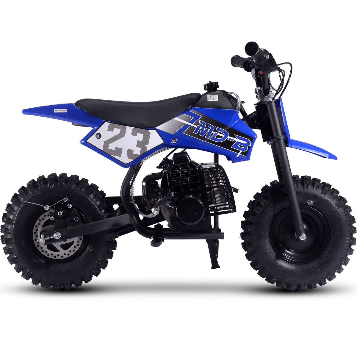 MotoTec Big Supermoto 50cc 2-Stroke Kids Dirt Bike Gas Dirt Bikes MotoTec