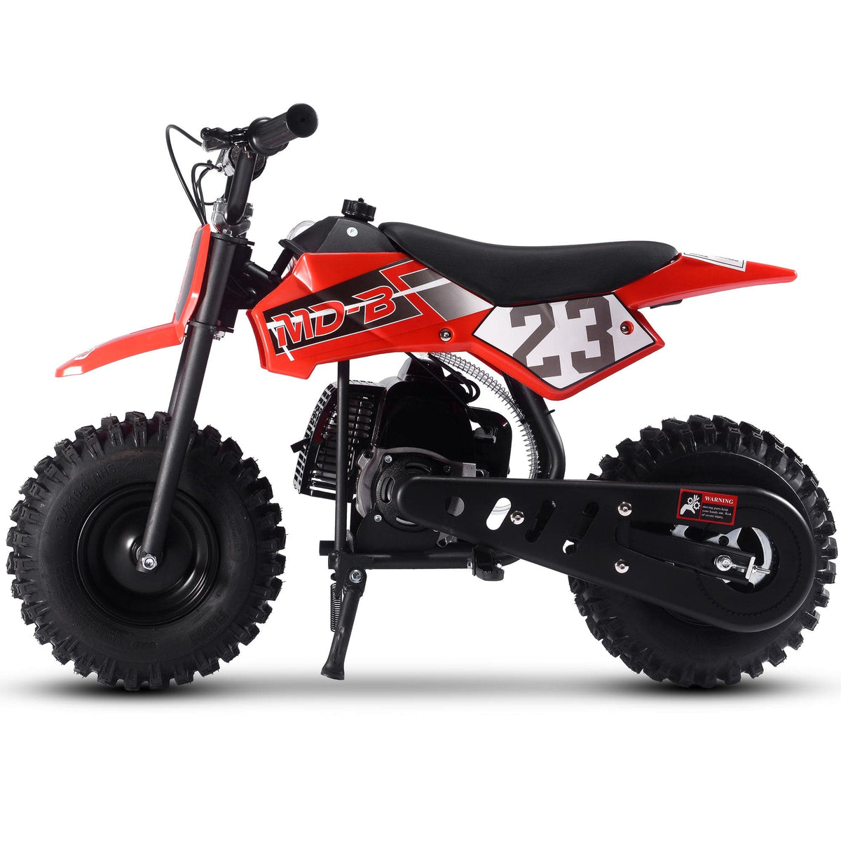 MotoTec Big Supermoto 50cc 2-Stroke Kids Dirt Bike Gas Dirt Bikes MotoTec
