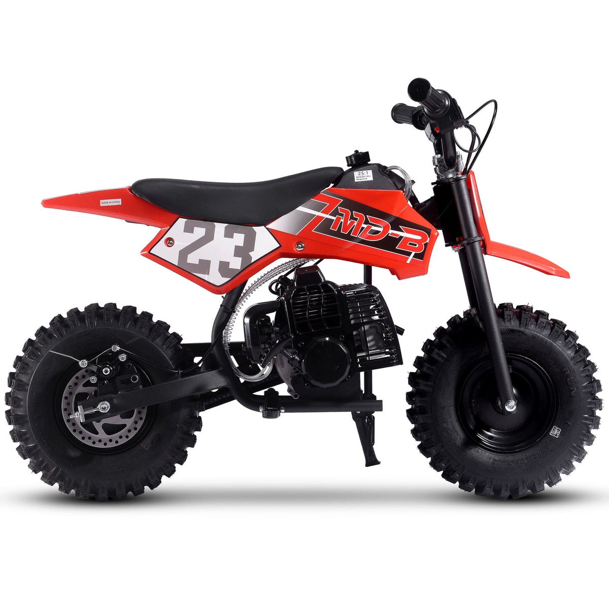 MotoTec Big Supermoto 50cc 2-Stroke Kids Dirt Bike Gas Dirt Bikes MotoTec