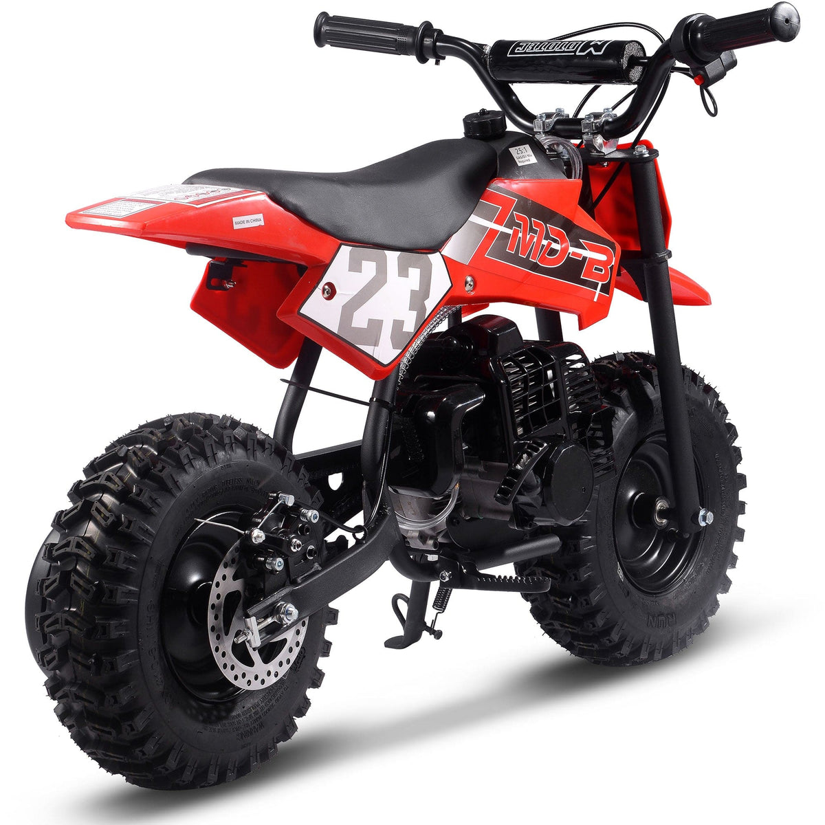 MotoTec Big Supermoto 50cc 2-Stroke Kids Dirt Bike Gas Dirt Bikes MotoTec