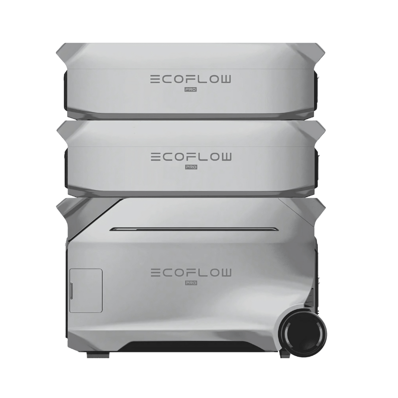 EcoFlow DELTA Pro 3 + Expansion Battery Solar Kits EcoFlow DELTA Pro 3 + 2* DELTA Pro 3 Extra Battery