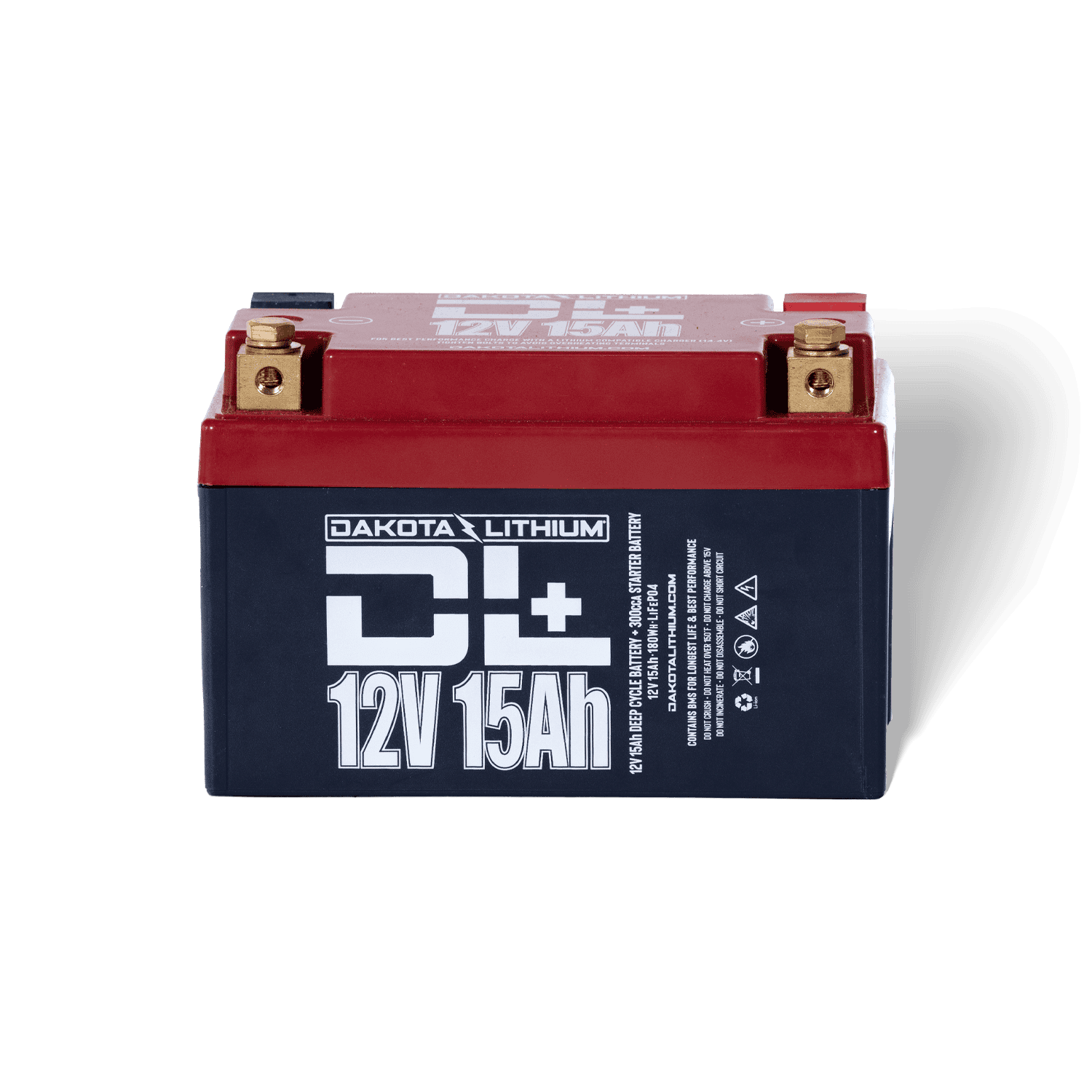 DAKOTA LITHIUM + 12v 15Ah Dual Purpose 300cca LIFEPO4 Battery (Backorder: No Exact Ship Date - Ships Upon Restock)