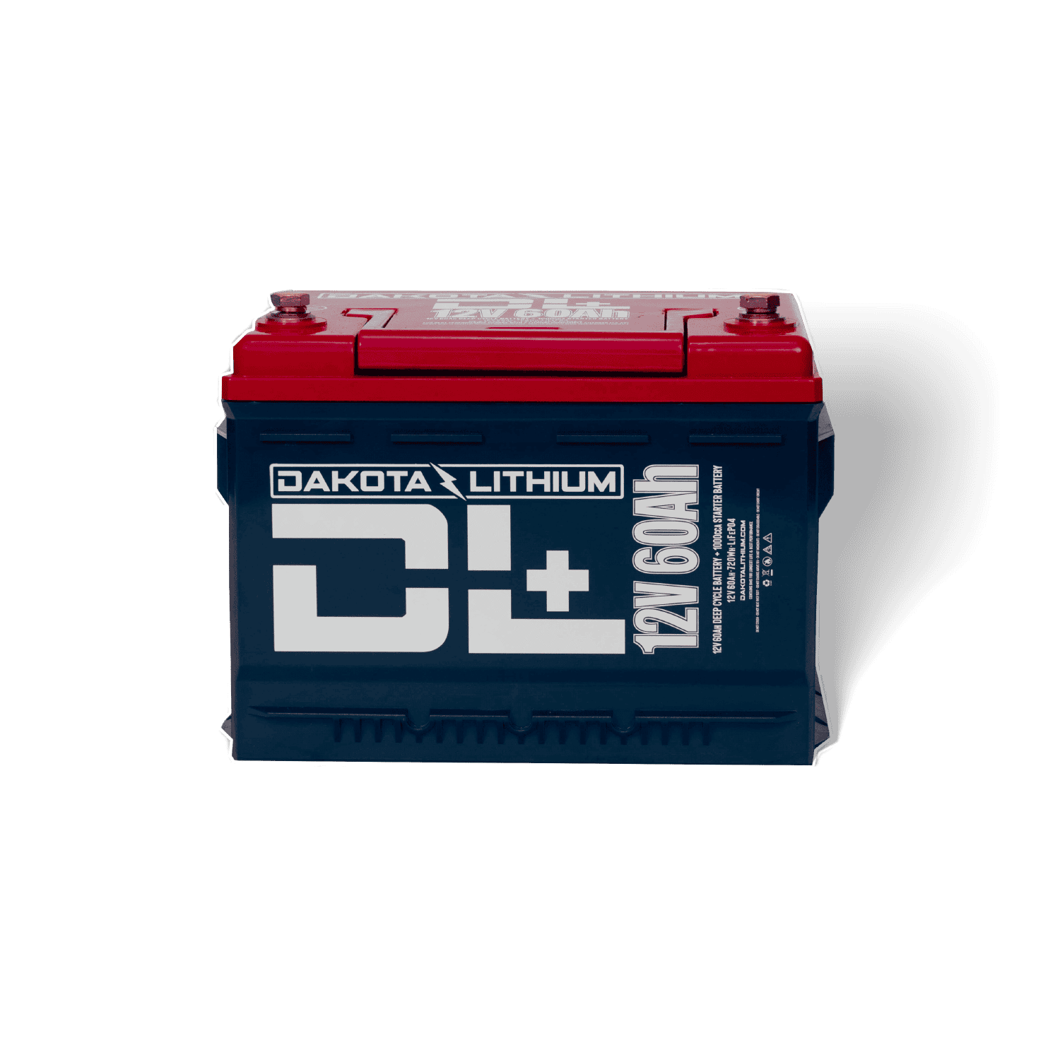 Dakota Lithium+ 12V 60Ah Dual Purpose 1000CCA LiFePO4 Battery (Backorder: No Exact Ship Date - Ships Upon Restock)