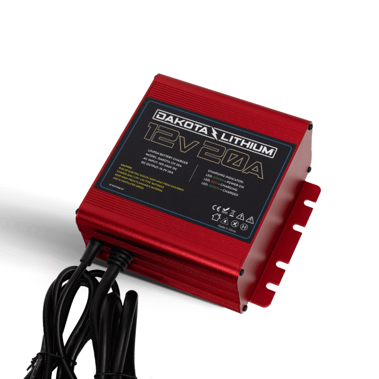 Dakota Lithium Ultra Fast 12V 20A Waterproof Lithium LiFePO4 Onboard Battery Charger Converter/Charger Dakota Lithium