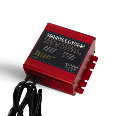 Dakota Lithium Ultra Fast 12V 20A Waterproof Lithium LiFePO4 Onboard Battery Charger Converter/Charger Dakota Lithium