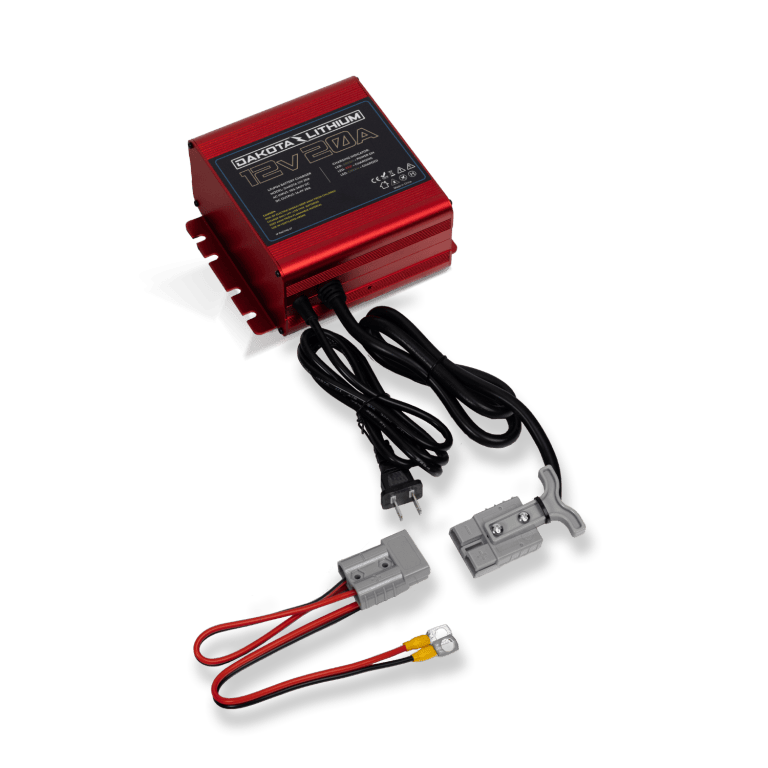 Dakota Lithium Ultra Fast 12V 20A Waterproof Lithium LiFePO4 Onboard Battery Charger Converter/Charger Dakota Lithium