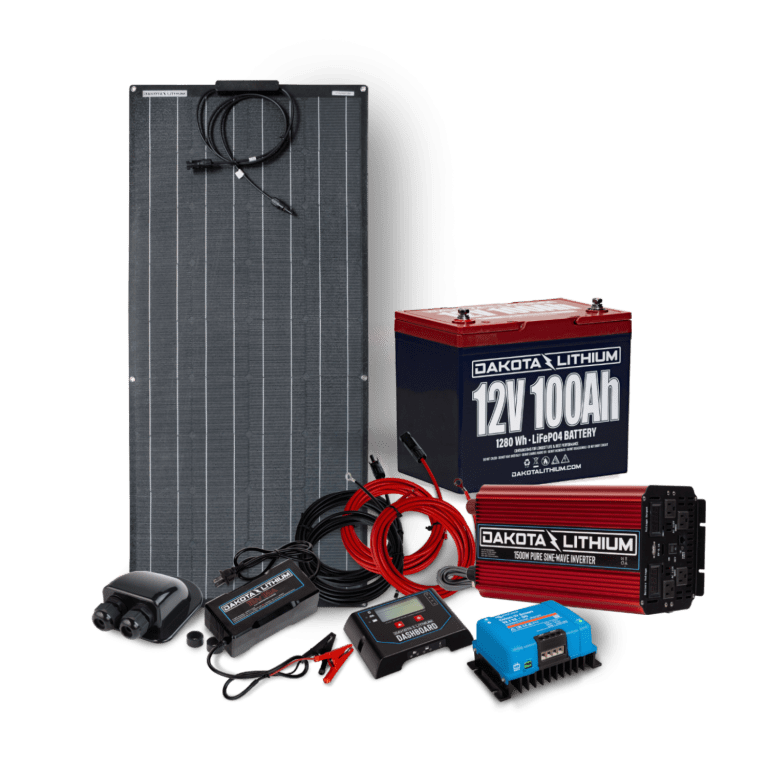 Dakota Lithium 12v 100Ah Off-Grid Solar Power System Solar Batteries Dakota Lithium
