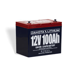 Dakota Lithium 12v 100Ah Deep Cycle LiFePO4 Battery Batteries Dakota Lithium