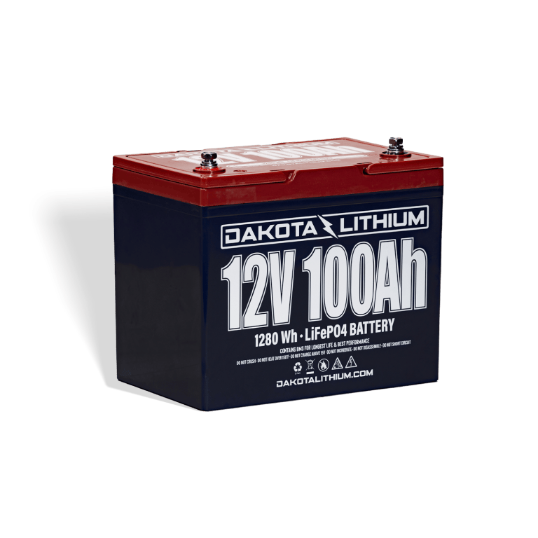 Dakota Lithium 12v 100Ah Deep Cycle LiFePO4 Battery Batteries Dakota Lithium