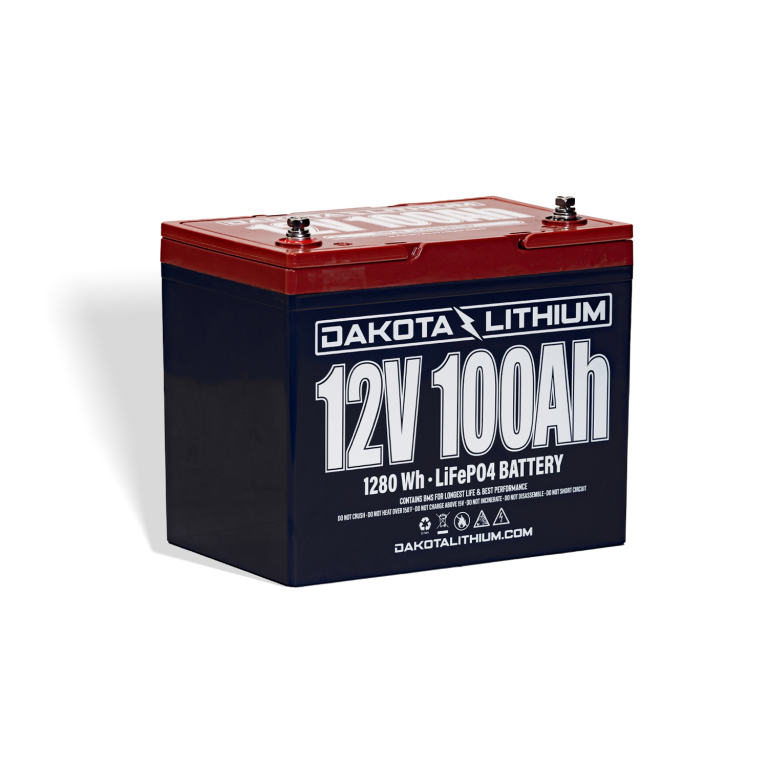 Dakota Lithium 12v 100Ah Deep Cycle LiFePO4 Battery Batteries Dakota Lithium