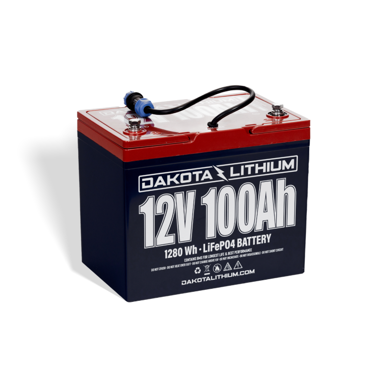 Dakota Lithium 12v 100Ah Deep Cycle LiFePO4 Battery with CAN Bus