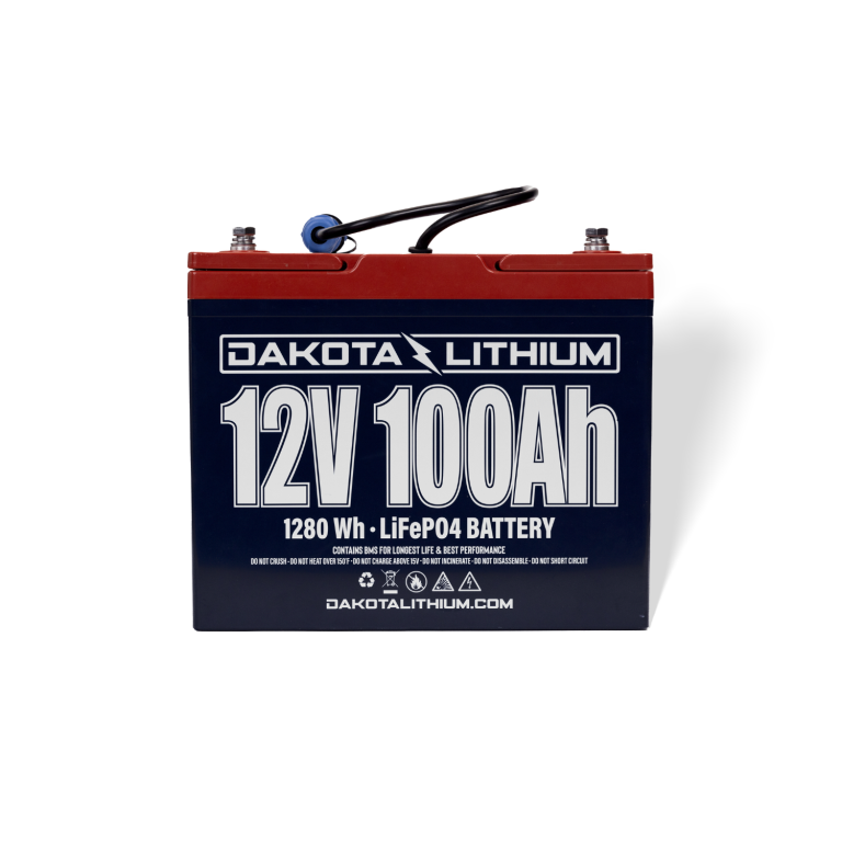 Dakota Lithium 12v 100Ah Deep Cycle LiFePO4 Battery with CAN Bus