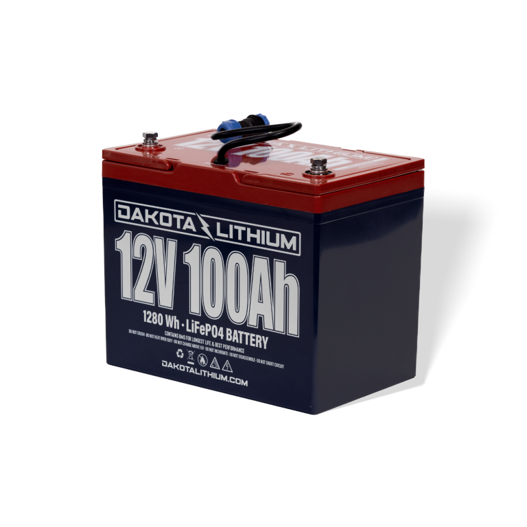 Dakota Lithium 12v 100Ah Deep Cycle LiFePO4 Battery with CAN Bus