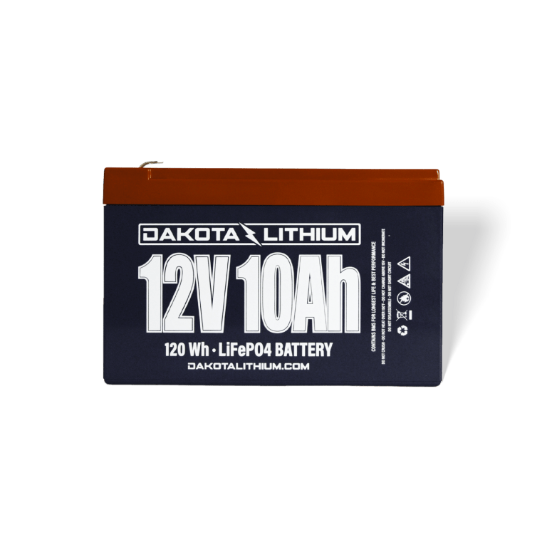 Dakota Lithium 12V 10Ah Deep Cycle LiFePO4 Battery Batteries Dakota Lithium
