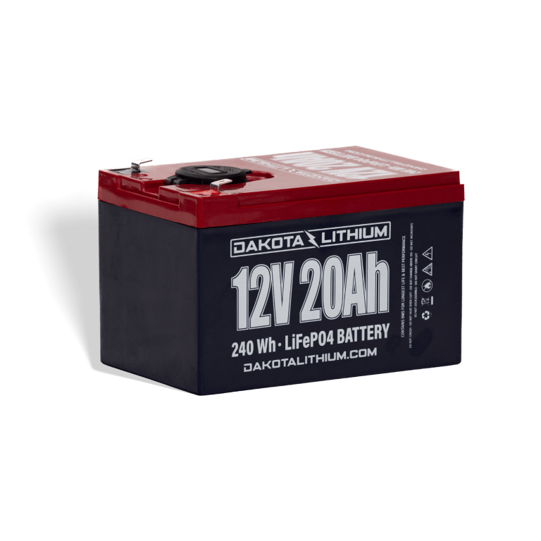 Dakota Lithium 12V 20Ah USB Deep Cycle LiFePO4 Battery Batteries Dakota Lithium