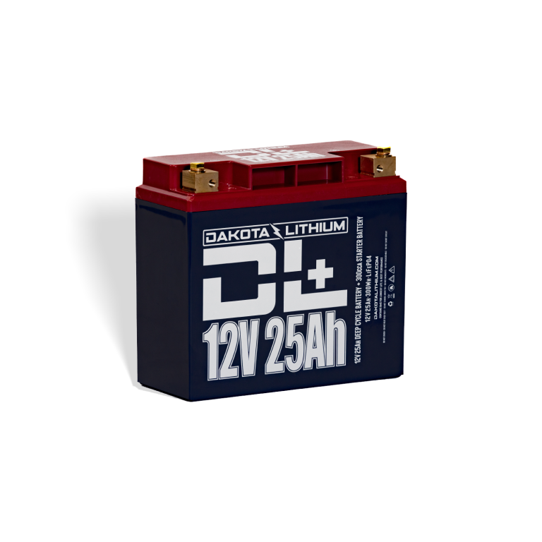 Dakota Lithium+ 12v 25Ah 300cca Battery