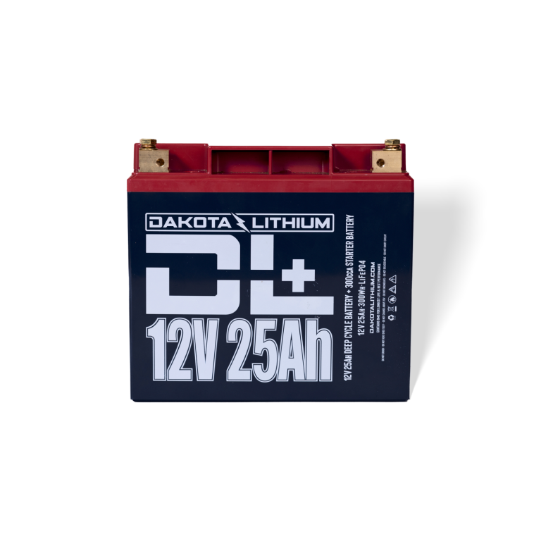 Dakota Lithium+ 12v 25Ah 300cca Battery