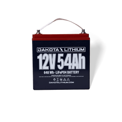 Dakota Lithium 12v 54Ah Deep Cycle Trolling Motor LiFePO4 Battery Batteries Dakota Lithium
