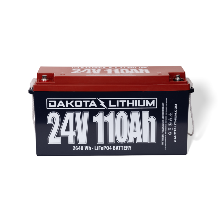 Dakota Lithium 24v 110Ah Deep Cycle LiFePO4 Single Battery