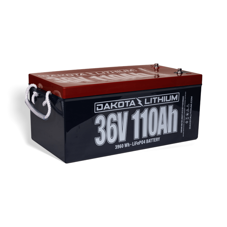 Dakota Lithium 36V 110Ah Deep Cycle LiFePO4 Single Battery Batteries Dakota Lithium