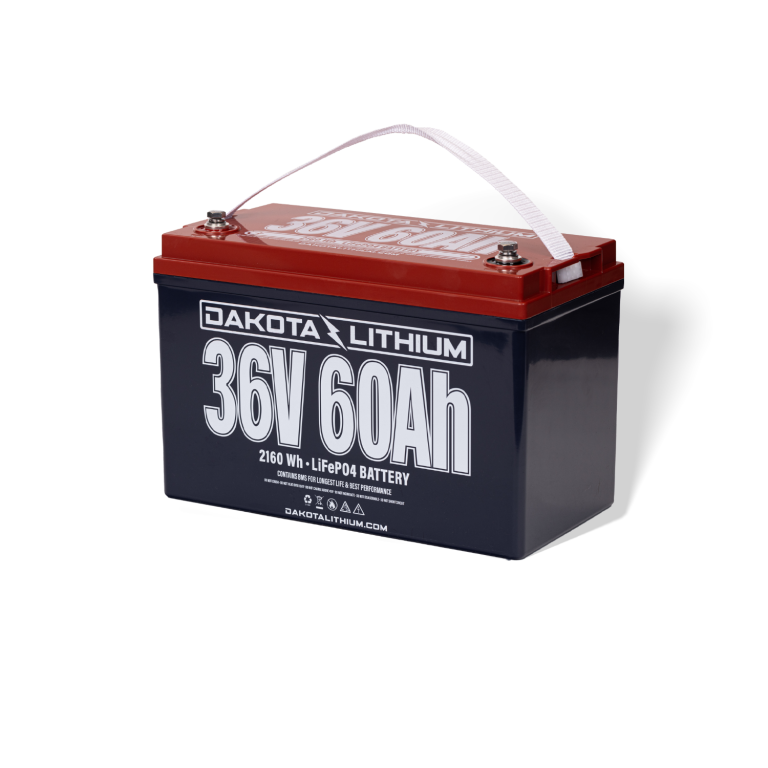 Dakota Lithium 36V 60Ah Deep Cycle LiFePO4 Single Battery