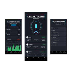 Dakota Lithium Battery Monitor & Solar Integration Kit with DL Dashboard Bluetooth App Batteries Kit Dakota Lithium