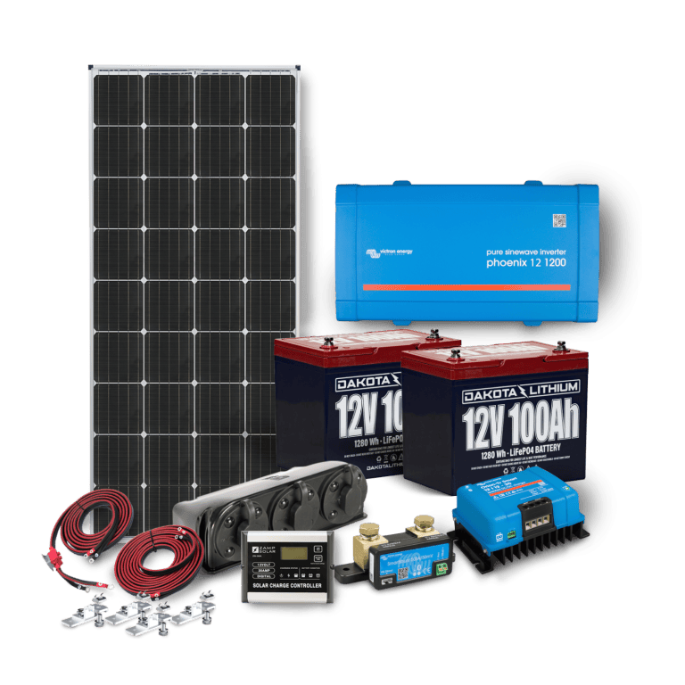 Dakota Lithium & Zamp Solar 12v 200Ah Off-Grid Power System Solar Batteries Dakota Lithium