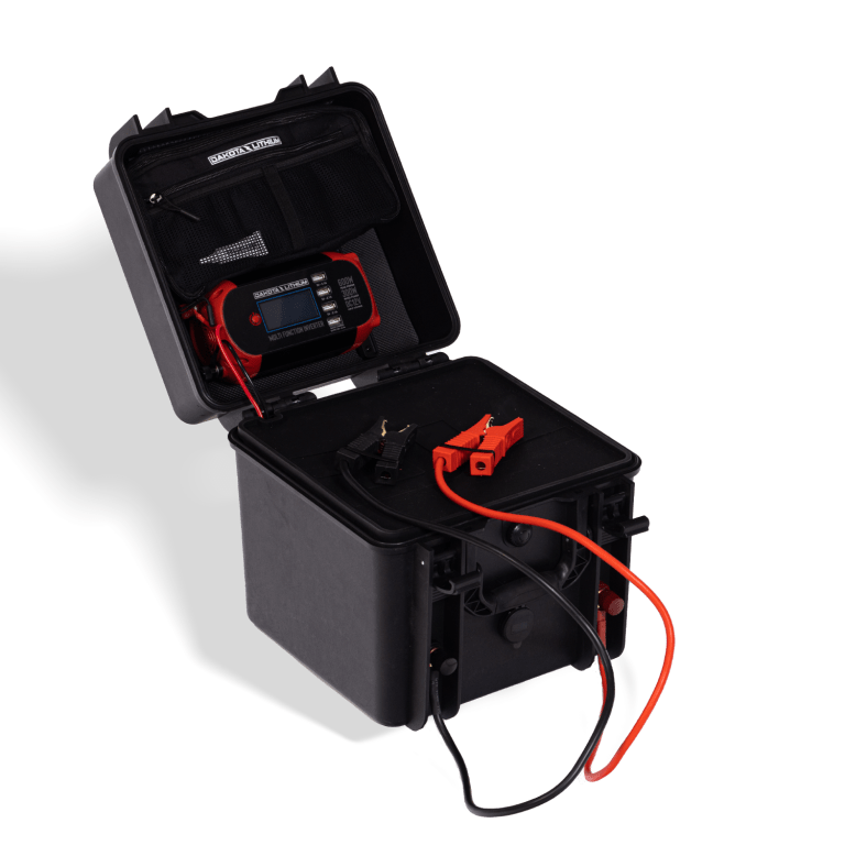 Dakota Lithium Powerbox+ 135 Waterproof Solar Generator, 12V 135Ah DL+ 1,000CCA Battery Included Solar Generators Dakota Lithium