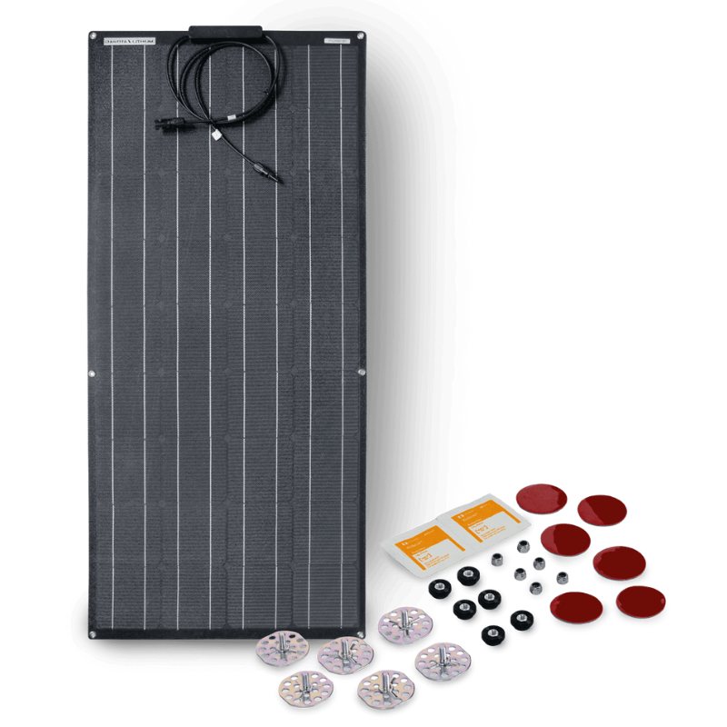 Dakota Lithium 100W Flexible Marine Solar Panel Kit