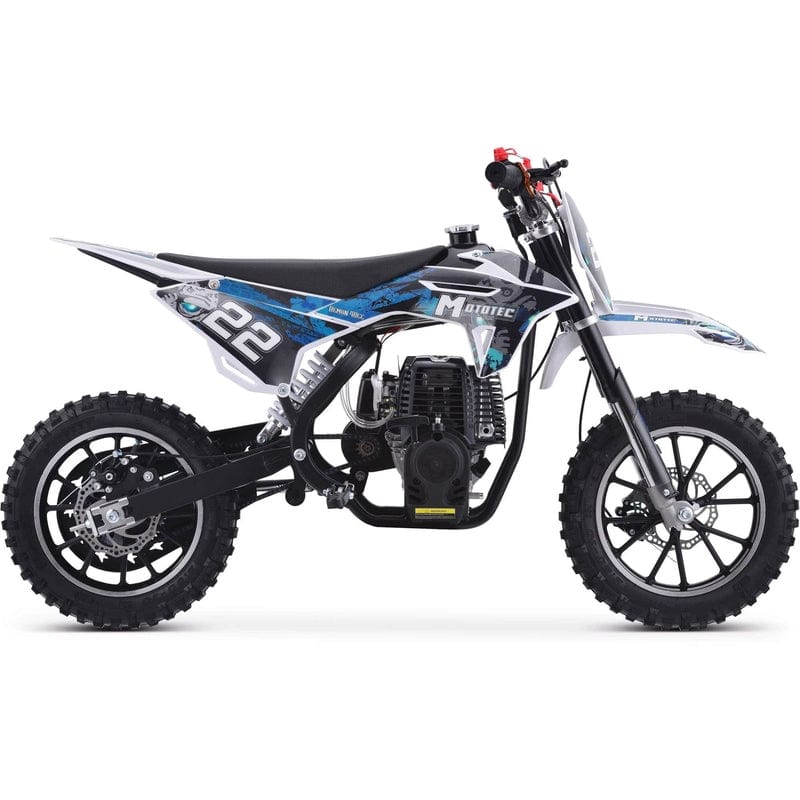 MotoTec Demon 40cc 4-Stroke Kids Gas Dirt Bike Gas Dirt Bikes MotoTec