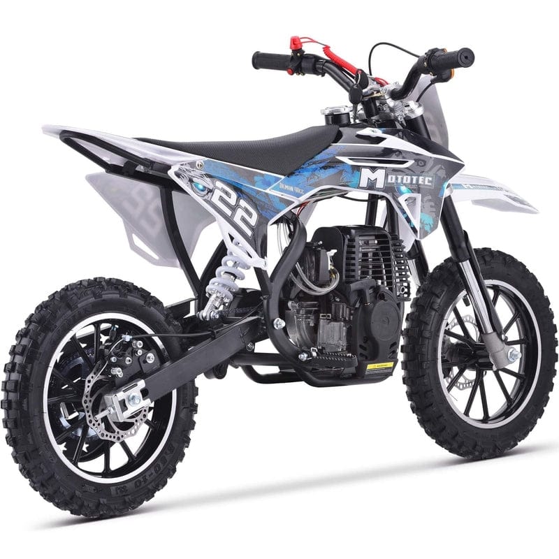 MotoTec Demon 40cc 4-Stroke Kids Gas Dirt Bike Gas Dirt Bikes MotoTec