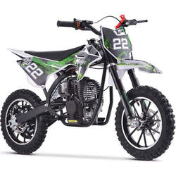 MotoTec Demon 40cc 4-Stroke Kids Gas Dirt Bike Gas Dirt Bikes MotoTec Green