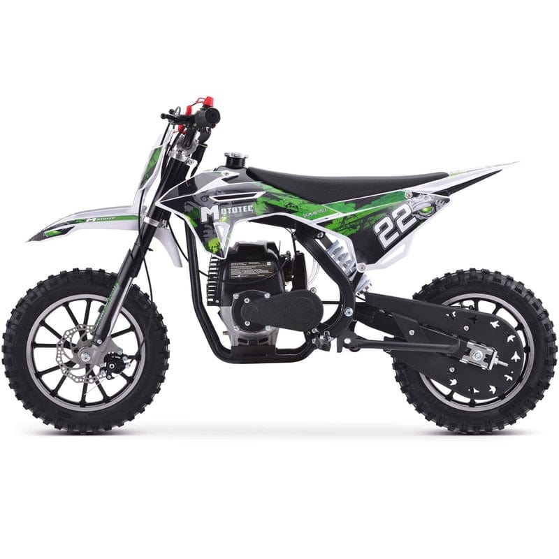 MotoTec Demon 40cc 4-Stroke Kids Gas Dirt Bike Gas Dirt Bikes MotoTec