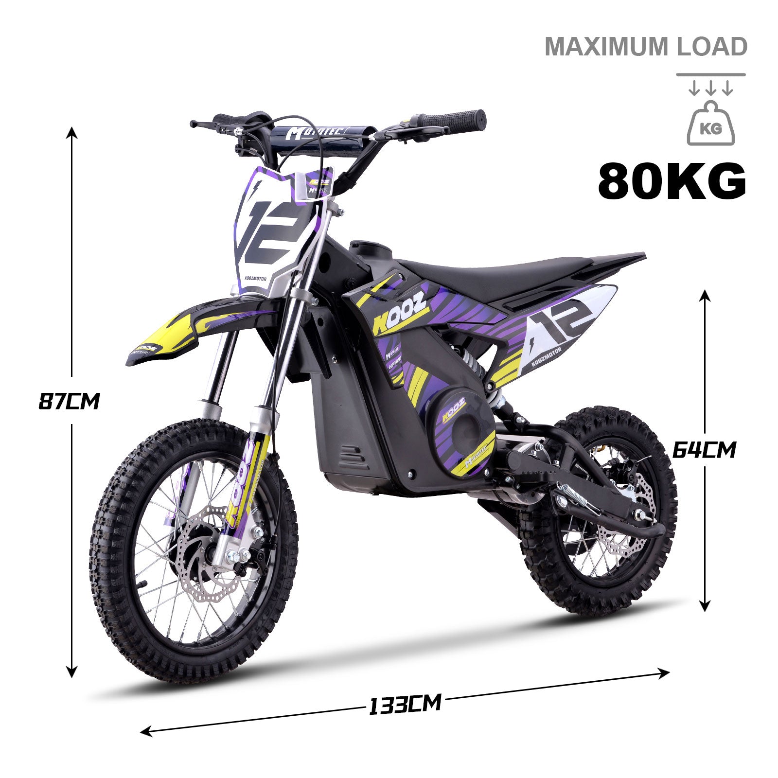 MotoTec 36v 1000w (HP112E-PRO) Electric Dirt Bike