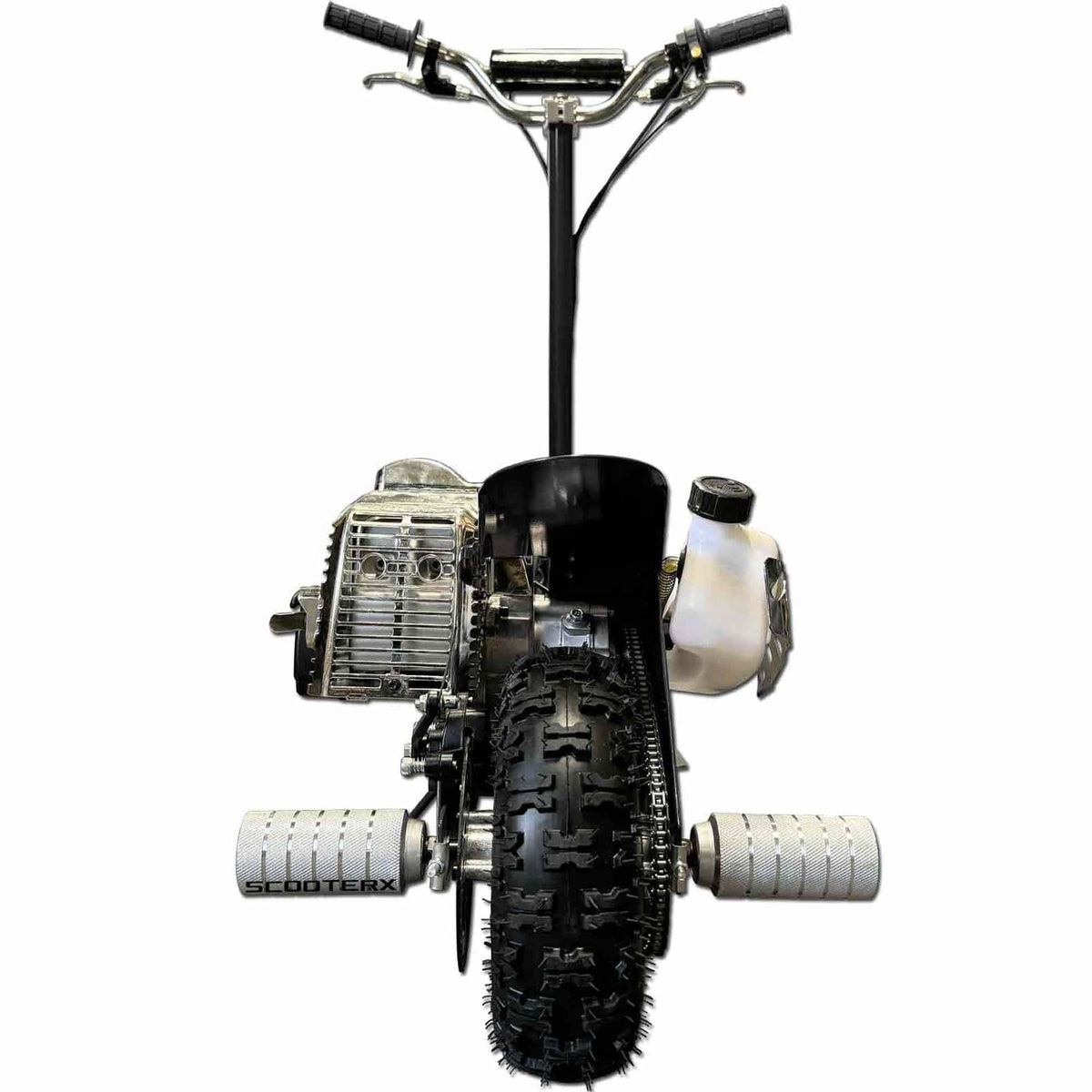 Mototec ScooterX Dirt Dog 49cc Black Gas Scooters MotoTec
