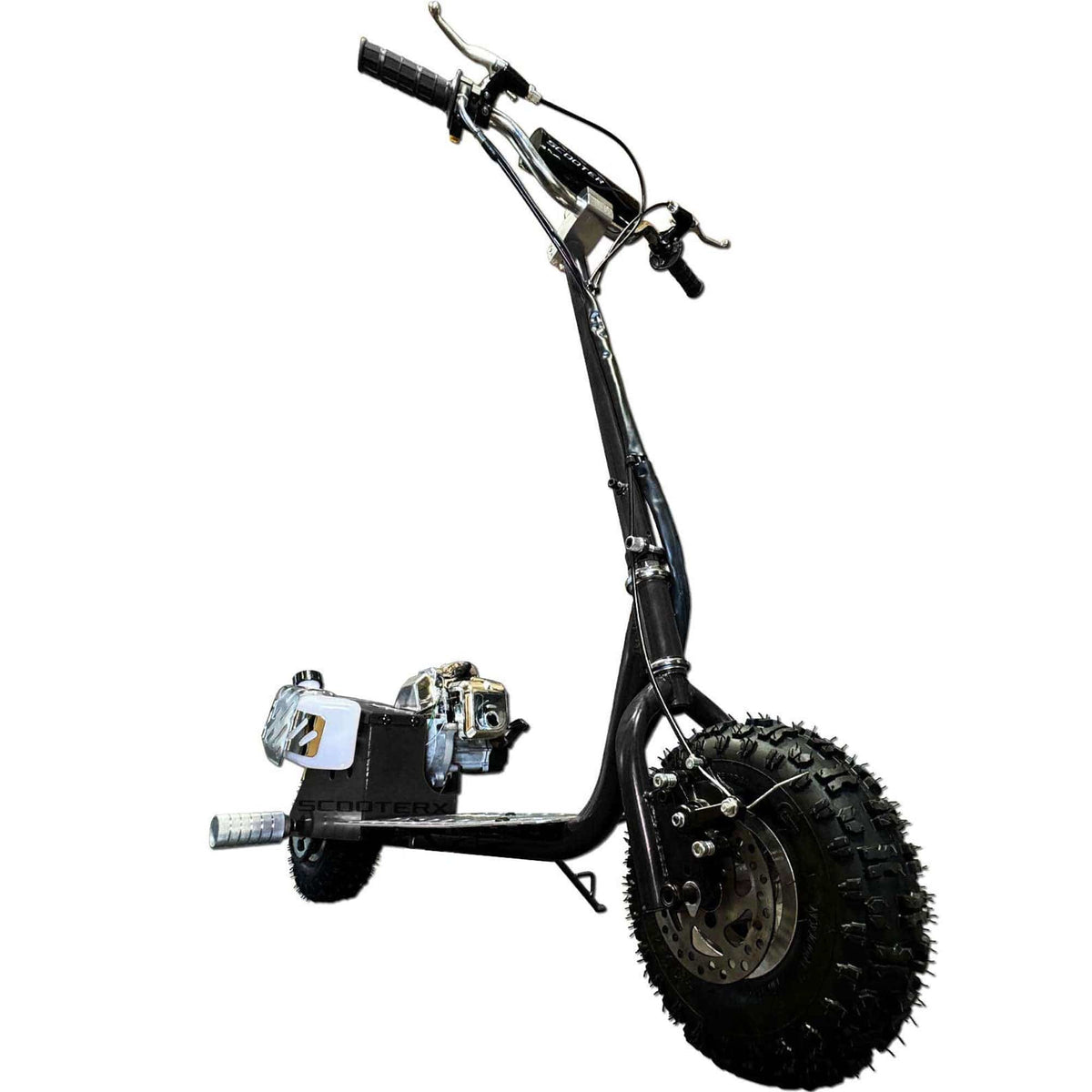 Mototec ScooterX Dirt Dog 49cc Black Gas Scooters MotoTec