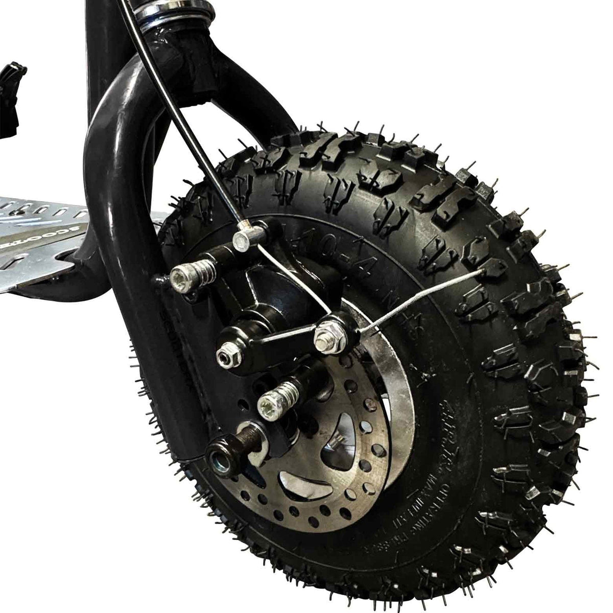 Mototec ScooterX Dirt Dog 49cc Black Gas Scooters MotoTec