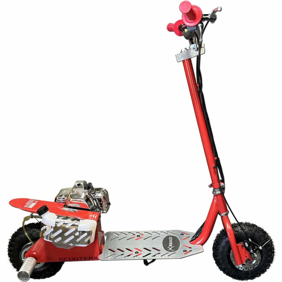 Mototec ScooterX Dirt Dog 49cc Black Gas Scooters MotoTec Red