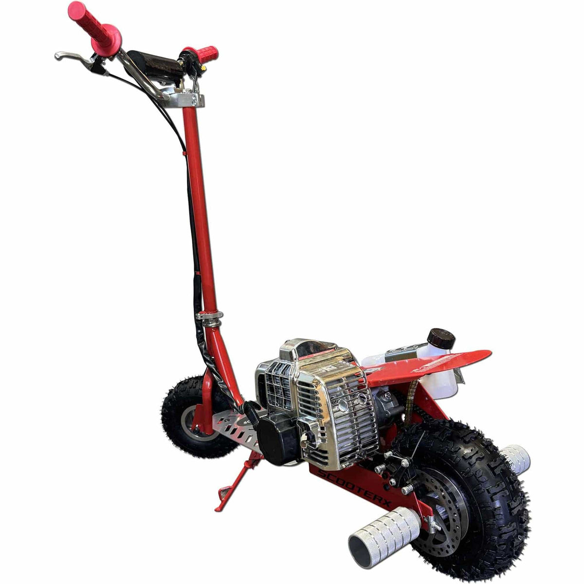 Mototec ScooterX Dirt Dog 49cc Black Gas Scooters MotoTec