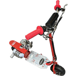 Mototec ScooterX Dirt Dog 49cc Black Gas Scooters MotoTec
