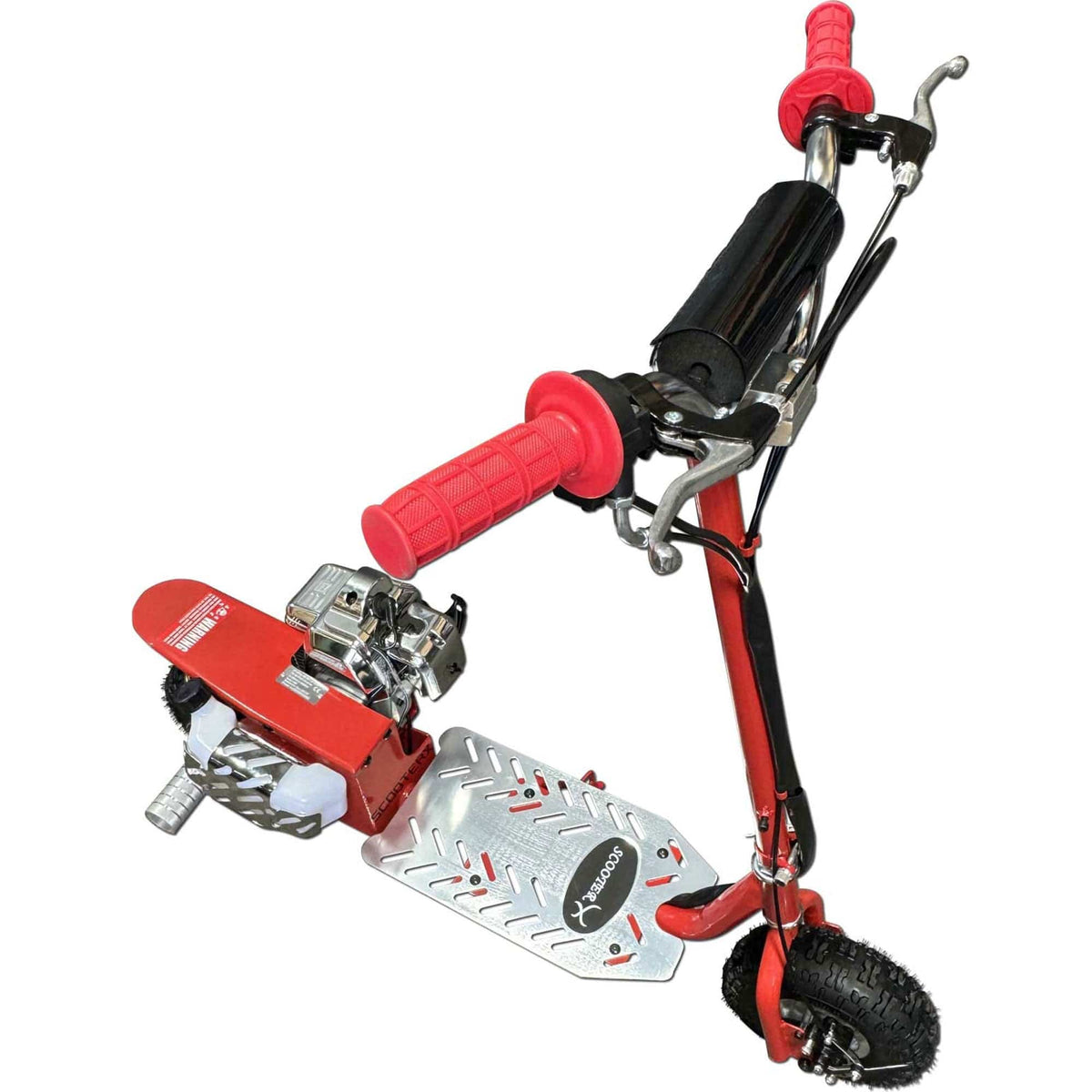 Mototec ScooterX Dirt Dog 49cc Black Gas Scooters MotoTec